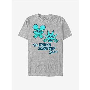 The Simpsons T-Shirts - The Simpsons Itchy Scratchy Show Line T-Shirt