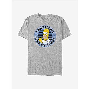 The Simpsons T-Shirts - The Simpsons Homer Brain My Damage T-Shirt