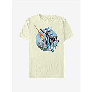 The Simpsons T-Shirts - The Simpsons Itchy Scratchy Ride Missile T-Shirt