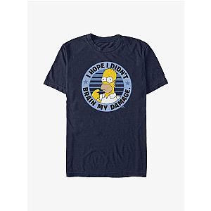 The Simpsons T-Shirts - The Simpsons Hope I Didn't Brain My Damage T-Shirt