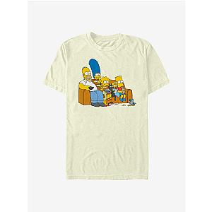 The Simpsons T-Shirts - The Simpsons Family Couch T-Shirt