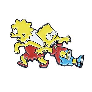 The Simpsons Pins - The Simpsons The Red Couple Pin