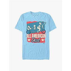 The Simpsons T-Shirts - The Simpsons All-American Dad T-Shirt