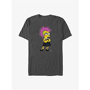The Simpsons T-Shirts - The Simpsons Lisa Goes Punk T-Shirt