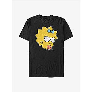 The Simpsons T-Shirts - The Simpsons Sassy Maggie Face Image T-Shirt