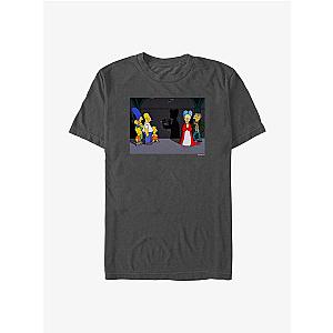The Simpsons T-Shirts - The Simpsons Shadow Dracula Burns T-Shirt