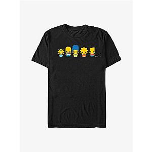 The Simpsons T-Shirts - The Simpsons Chibi Lineup T-Shirt