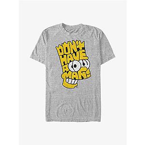 The Simpsons T-Shirts - The Simpsons Bart Typography T-Shirt