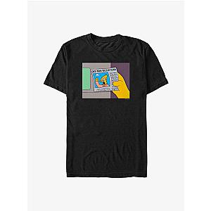 The Simpsons T-Shirts - The Simpsons Grandpa Old Man Yells At Clouds Article T-Shirt