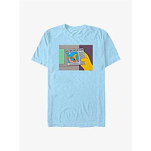 The Simpsons T-Shirts - The Simpsons Grandpa Old Man Yells At Cloud Article T-Shirt