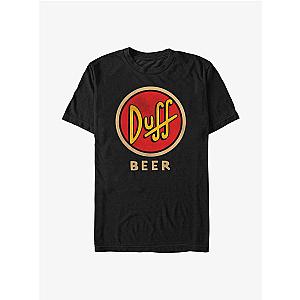 The Simpsons T-Shirts - The Simpsons Vintage Duff Beer Dark Logo T-Shirt