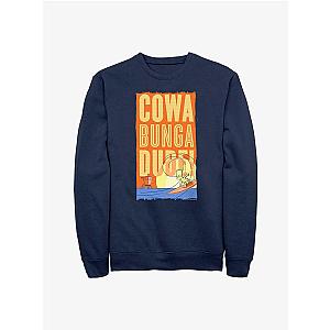 The Simpsons Sweatshirts - The Simpsons Bart Cowa Bunga Dude Crew Sweatshirt