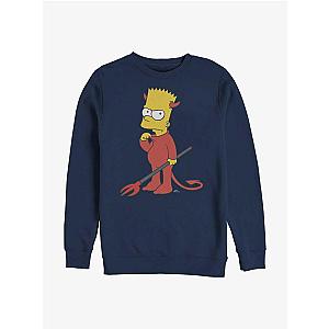 The Simpsons Sweatshirts - The Simpsons Devil Bart Crew Sweatshirt