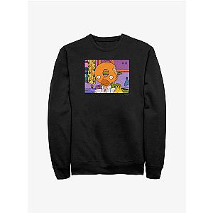 The Simpsons Sweatshirts - The Simpsons Donut Head Homer Crew Sweatshirt
