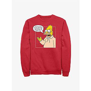 The Simpsons Sweatshirts - The Simpsons Forever Grampa Crew Sweatshirt