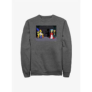 The Simpsons Sweatshirts - The Simpsons Shadow Burns Crew Sweatshirt