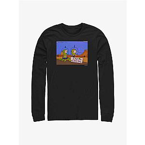 The Simpsons Long Sleeves - The Simpsons Earth Capital Long-Sleeve T-Shirt