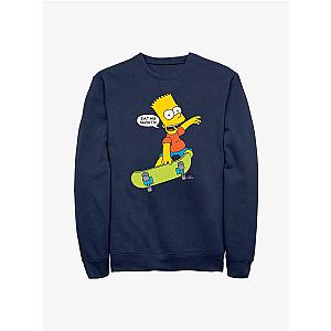 The Simpsons Sweatshirts - The Simpsons Bart Eat My Shorts Crew Sweatshirt