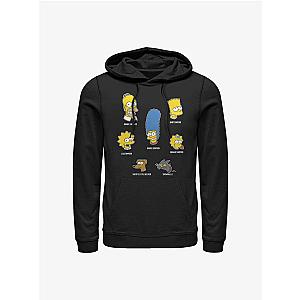 The Simpsons Hoodies - The Simpsons Family Faces Hoodie