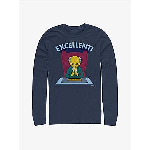 The Simpsons Long Sleeves - The Simpsons Excellent Burns Long-Sleeve T-Shirt