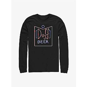The Simpsons Long Sleeves - The Simpsons Pub Duff Long-Sleeve T-Shirt