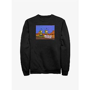 The Simpsons Sweatshirts - The Simpsons Earth Capital Crew Sweatshirt