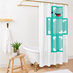 Graphic Skeppy Vaporwave Design Shower Curtain Premium Merch Store