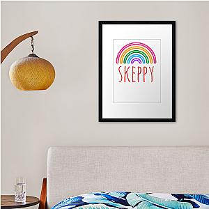 Rainbow Skeppy Framed print Premium Merch Store