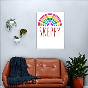 Rainbow Skeppy Canvas Print Premium Merch Store