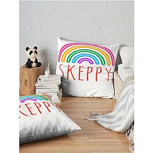 Rainbow Skeppy Throw Pillow Premium Merch Store