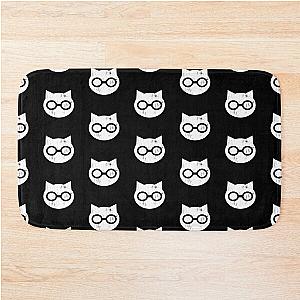 SKET Dance Symbol (White) Distressed Bath Mat