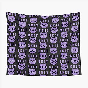 SKET Dance - SKET Dance Symbol with Acronym (Purple) Tapestry