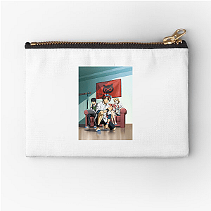 School Life Support Club Sket Dance Zipper Pouches
