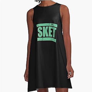 SKET Dance - Acronym Distressed A-Line Dress
