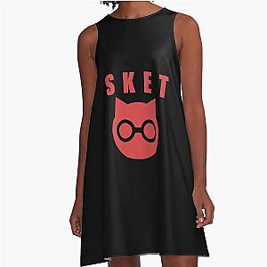 SKET Dance - SKET Dance Symbol with Acronym (Red) A-Line Dress