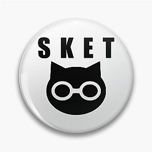 SKET Dance Symbol with Acronym Black Pin