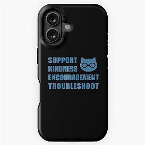 SKET Dance - Sket Dan Symbol with Acronym Expansion Blue Distressed iPhone Tough Case