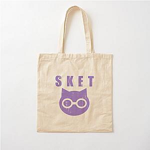 SKET Dance - SKET Dan Symbol with Acronym (Purple) Cotton Tote Bag