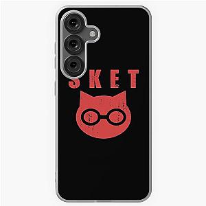 SKET Dance - SKET Dan Symbol with Acronym (Red) Distressed Samsung Galaxy Case