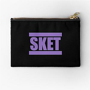 SKET Dance Purple Zipper Pouch