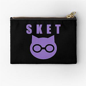 SKET Dance Symbol with Acronym (Purple) Zipper Pouch
