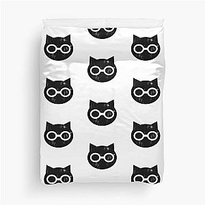 SKET Dance - SKET Dan Symbol Black Distressed Duvet Cover