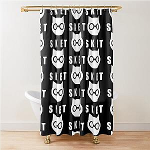 SKET Dance - SKET Dan Symbol with Acronym Shower Curtain