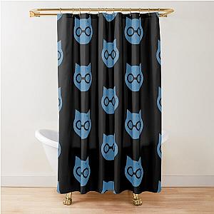 SKET Dance - SKET Dan Symbol Blue Distressed Shower Curtain