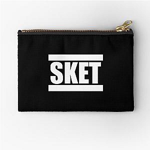 SKET Dance - SKET Acronym (White) Zipper Pouch