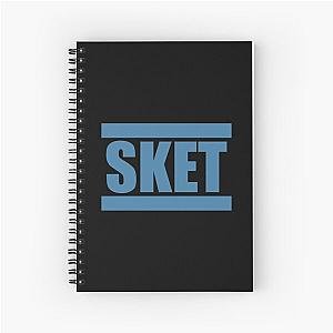 SKET Dance - SKET Acronym (Blue) Spiral Notebook