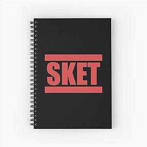 SKET Dance - SKET Acronym (Red) Spiral Notebook