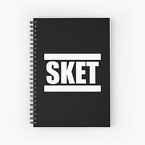 SKET Dance - SKET Acronym (White) Spiral Notebook