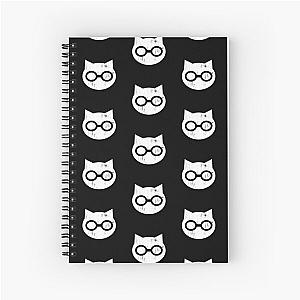 SKET Dance - SKET Dan Symbol (White) Distressed Spiral Notebook