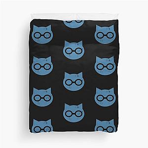 SKET Dance - SKET Dan Symbol (Blue) Distressed Duvet Cover